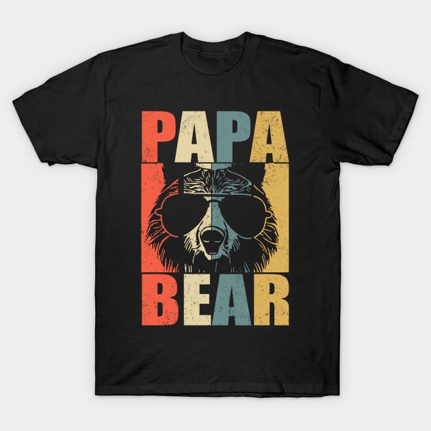 Papa Bear Vintage T-Shirt by dashawncannonuzf